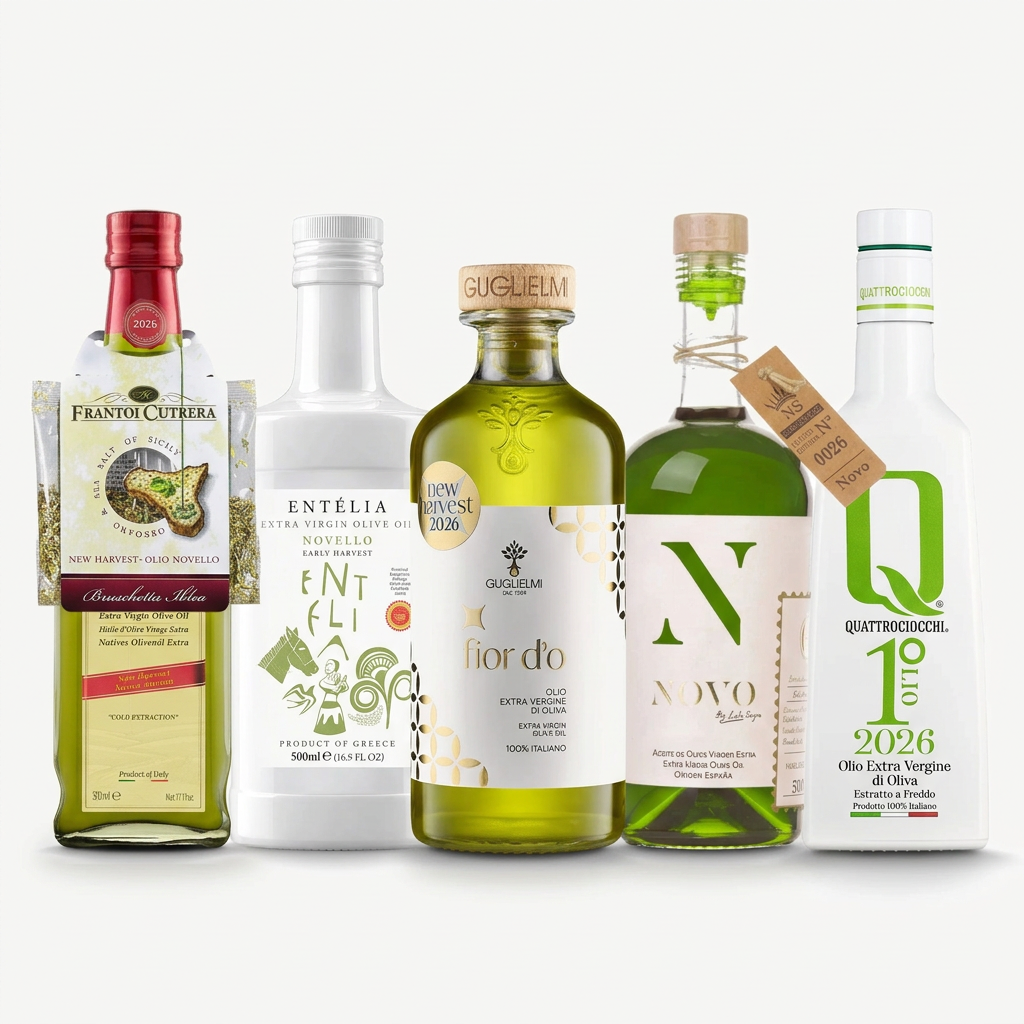 Novello 2026 – fünf Olivenöle der neuen Ernte