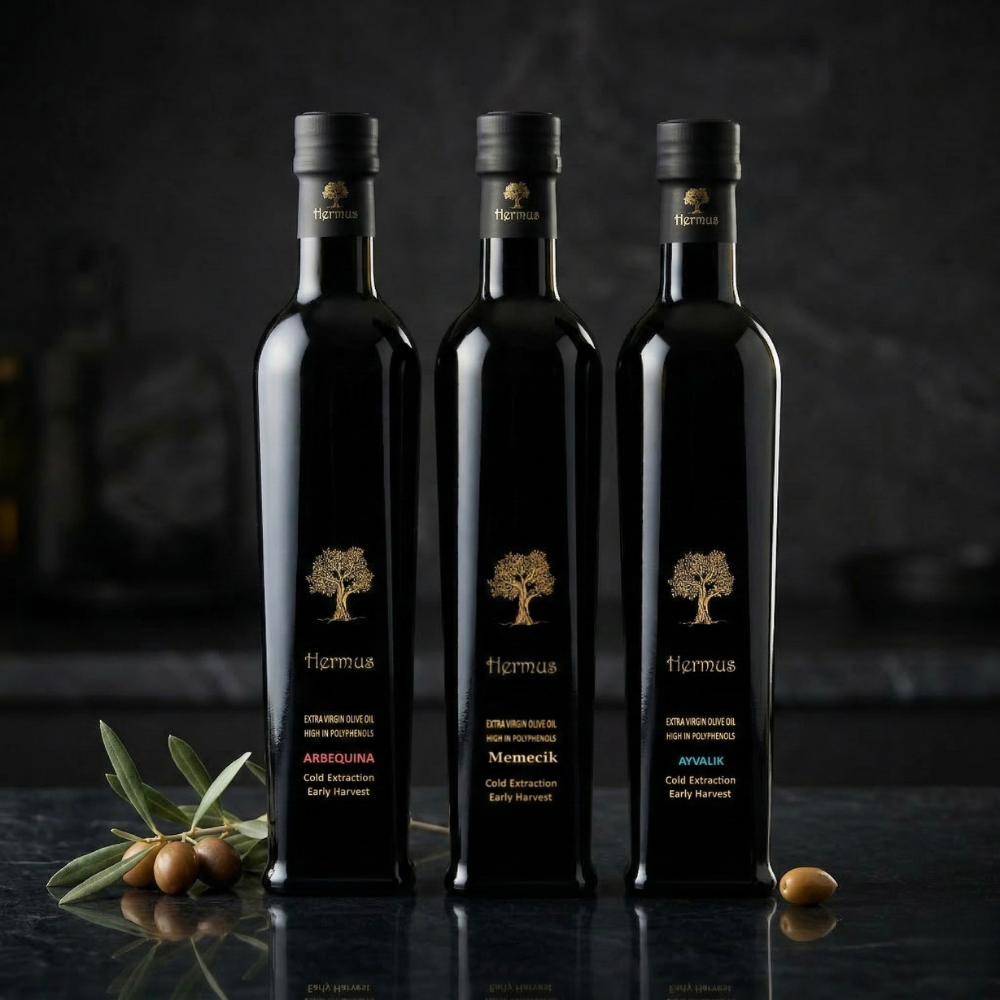 Türkisches Olivenöl Bundle – Memecik, Ayvalık & Arbequina