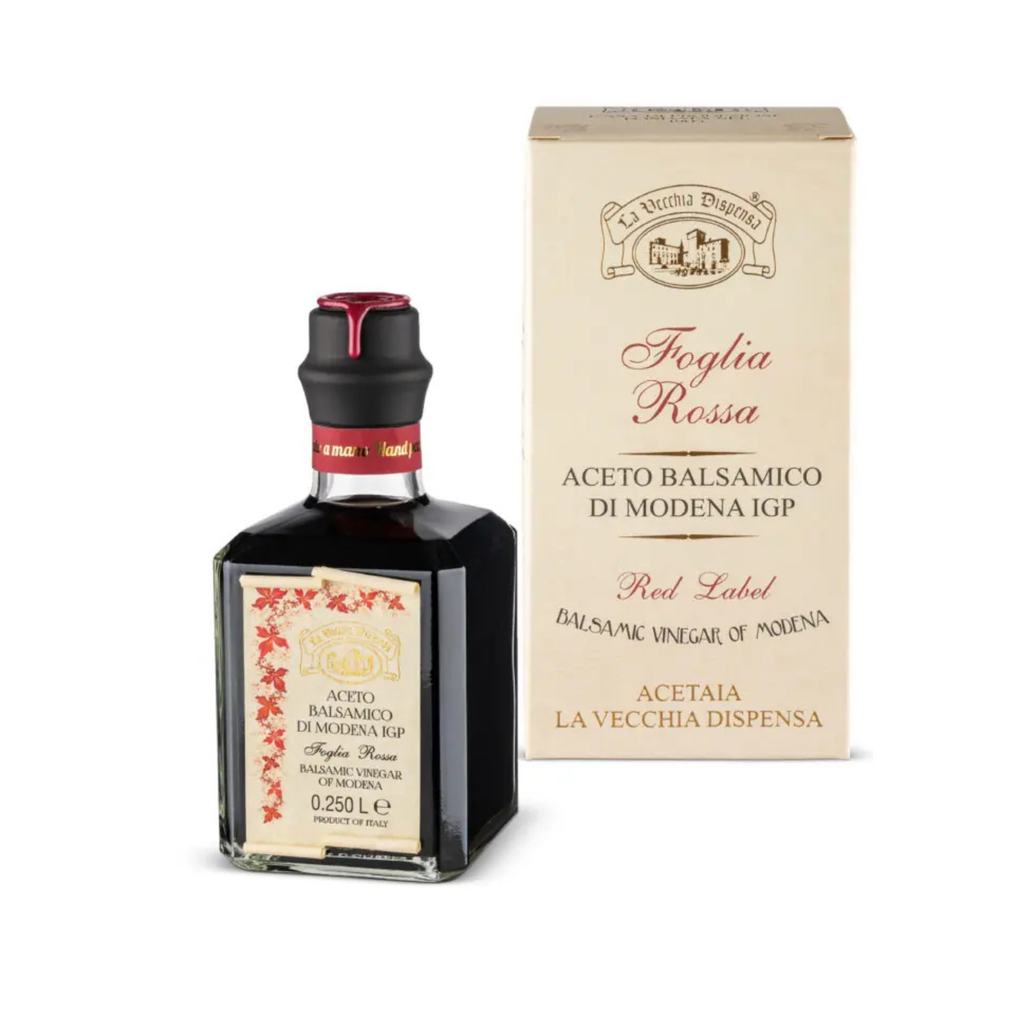 La Vecchia Dispensa - Rotes Label Balsamico-Essig–Geschenk Edition