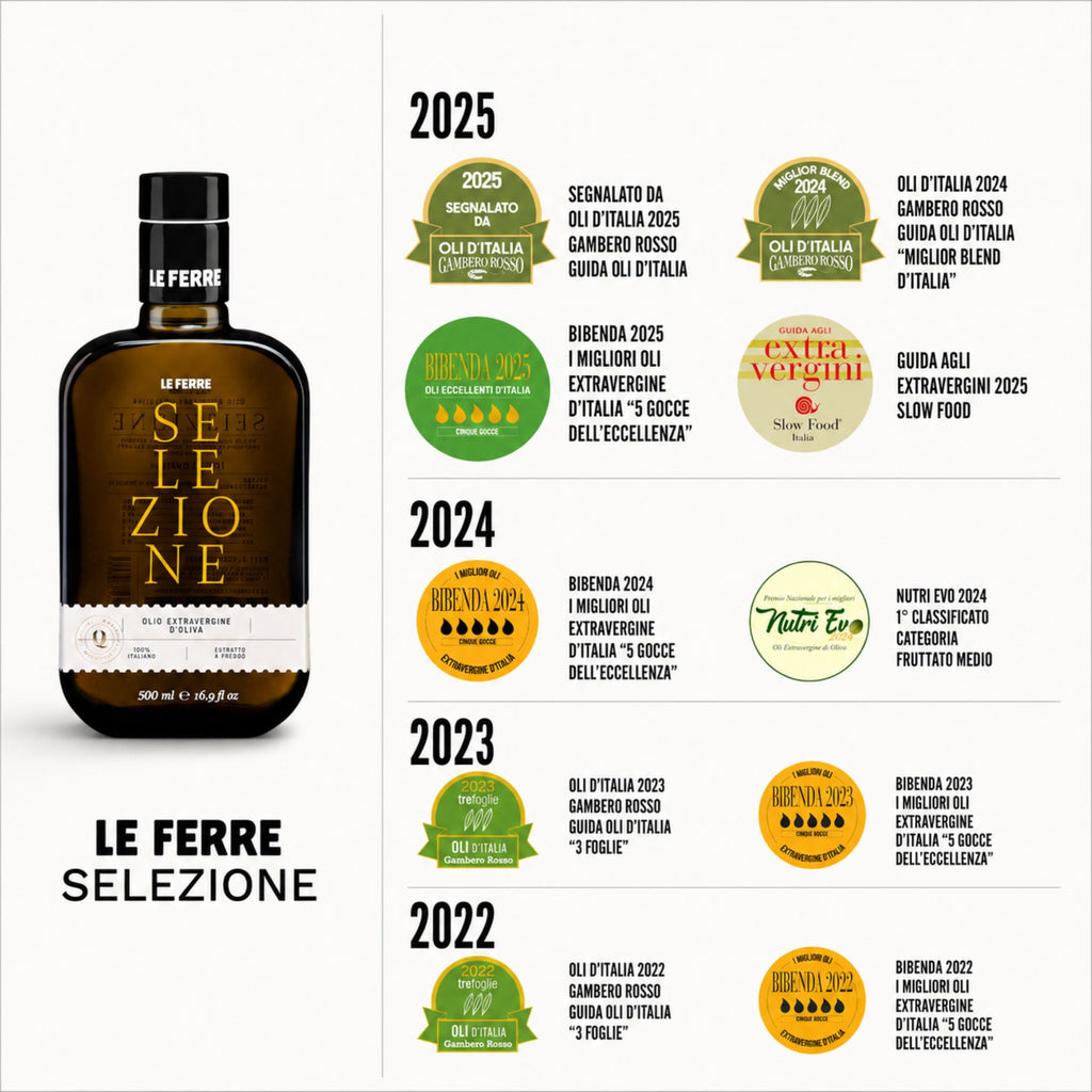 LeFerre Selezione – Natives Olivenöl Extra mit hohem Polyphenolgehalt