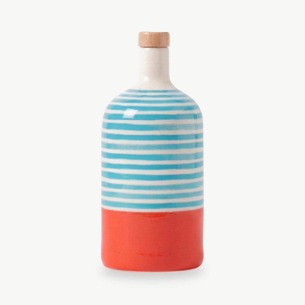 Materico – Arancione Azzurro Keramikflasche